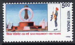 India 1996 150th Anniversary Of Sikh Regiment, MNH, SG 1684 (D) - Neufs