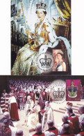 Australia, 2003, 2228/29,  CORONATIN - GOLDEN JUBILEE. SET OF TWO MAXI CARDS - Cartes-Maximum (CM)