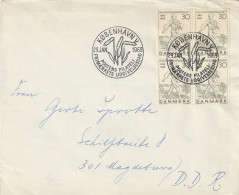 N° 502 (BLOC DE 4) KOBENHAVN V 1969 POUR L'ALLEMAGNE - Covers & Documents