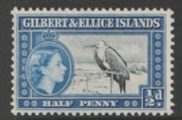 Gilbert And Ellice Islands   1956  SG  64  1/2d  Mounted Mint   - Gilbert & Ellice Islands (...-1979)