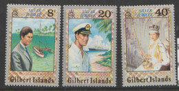 Gilbert  Islands   1977  SG 48-50  Silver  Jubilee  Unmounted Mint   - Gilbert & Ellice Islands (...-1979)