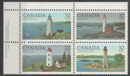 Canada - #1035a - MNH PB  Of 4 - Numeri Di Tavola E Bordi Di Foglio