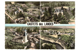 40  CASTETS DES LANDES   MULTIVUES     TRES BON ETAT  2 SCANS - Castets