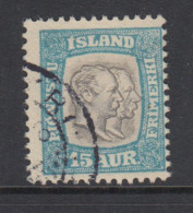 Iceland 1907 Official - Michel 28 Used - Servizio