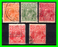 AUSTRALIA ( OCEANIA ) SELLOS  AÑO 1913 - 1923 JORGE V - Used Stamps