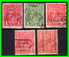 AUSTRALIA ( OCEANIA ) SELLOS  AÑO 1913 - 1923 JORGE V - Used Stamps