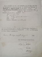 Lettre, Gemeinde Basbellain, Troisvierges 1871 - Sonstige & Ohne Zuordnung
