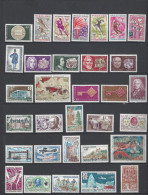 FRANCE 1968 ANNEE COMPLETE 40 TIMBRES - 1960-1969