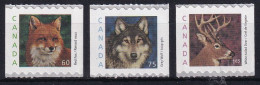 MiNr. 1947 - 1949 Kanada (Dominion) 2000, 28. Dez. Freimarken: Einheimische Tiere - Postfrisch/**/MNH - Ungebraucht