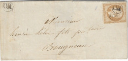 0013. LSC N°13 Type2 Défx Ob. OR (Origine Rurale) à Dest. De Bougneau (SEINE INFERIEURE) - Entre Oct. 1860 Et 1862 - 1849-1876: Classic Period