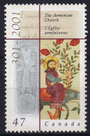 MiNr. 1990 Kanada (Dominion) 2001, 16. Mai. 1700 Jahre Armenische Apostolische Kirche Postfrisch/**/MNH - Neufs