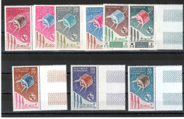 SERIE COMPLETE DES DOM/TOM  CENTENAIRE DE L'UIT  1965  MNH** BORD DE FEUILLE  SUPERBE  COTE: 550 EUROS - Non Classificati