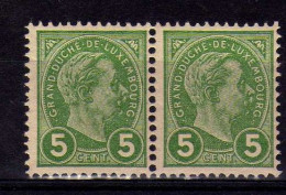 Luxembourg (1895) - 5 C. Grand-Duc Adolphe Neufs** - MNH - 1895 Adolphe Right-hand Side
