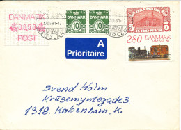 Denmark Cover With Stamps And ATM Frama Label Billund Legoland 17-5-1991 - Cartas & Documentos