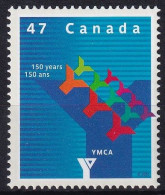 MiNr. 2020 Kanada (Dominion) 2001, 8. Nov. 150 Jahre Christlicher Verein Junger Menschen (YMCA) Postfrisch/**/MNH - Unused Stamps