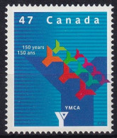 MiNr. 2020 Kanada (Dominion) 2001, 8. Nov. 150 Jahre Christlicher Verein Junger Menschen (YMCA) Postfrisch/**/MNH - Nuevos