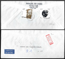 Egypt Registered Cover To Germany 1990s. Pharaoh Stamps 56P Rate - Storia Postale