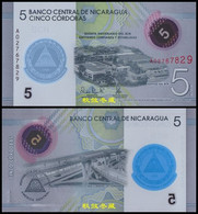 Nicargua 5 Cordobas, (2020), Polymer, Commemorative, UNC - Nicaragua