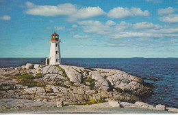Peggy's Cove Nova Scotia Canada. Lighthouse, Phare  Promontoire Rocheux Cachet Peggy's Cove Bureau De Poste - Altri & Non Classificati