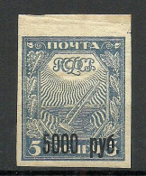 RUSSLAND RUSSIA 1922 Michel 173 * - Neufs