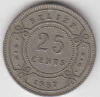 Belize 25 Cents, Circulated Condition 1987 - Belize