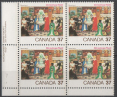 Canada - #1041 - MNH PB  Of 4 - Números De Planchas & Inscripciones