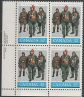 Canada - #1043 - MNH PB  Of 4 - Num. Planches & Inscriptions Marge