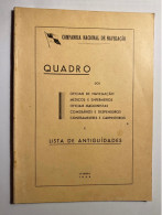 C25) COMPANHIA NACIONAL DE NAVEGAÇÃO CNN Quadro Oficiais E Pessoal 1939 Portugal - Autres & Non Classés