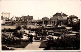 16-7-2023 (2 S 25) UK - Worthing Marine Gardens (b/w) Posted 1939 - Worthing