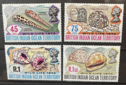 B.I.O.T. - MNH** - 1974  # 59/62 - British Indian Ocean Territory (BIOT)