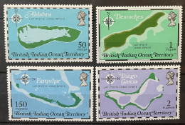 B.I.O.T. - MNH** - 1975  # 82/85 - Territoire Britannique De L'Océan Indien