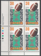 Canada - #1154 - MNH PB  Of 4 - Num. Planches & Inscriptions Marge