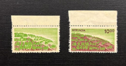 India 1988 Error 6th Definitive Series, Rs.10  Afforestation / Tree Error "partly BROWN COLOUR OMMITTED" MNH As Per Scan - Errors, Freaks & Oddities (EFO)