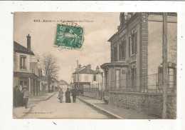 Cp, 77, AVON, La Rue GAMBETTA Vers L'Octroi, Voyagée 1914 , Ed. L. Menard - Avon