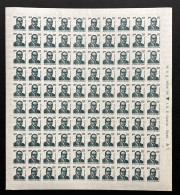 INDIA 2000 Error 9th. Definitive Series Makers Of India "Dr B R Ambedkar" MNH Error Full Sheet "IMPERF" As Per Scan - Plaatfouten En Curiosa