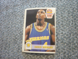 Chris Webber Golden State Warriors NBA Basket 94-95 Rare Greek Edition No Panini Basketball Unstuck Sticker #219 - 1990-1999