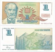 Yugoslavia 1 Novi Dinar 1994. UNC P-145 - Yougoslavie