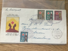 Niederlande Neuguinea 1958 Rotes Kreuz Brief - Nuova Guinea Olandese