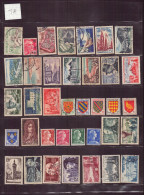 FRANCE 1953 / 6 LOT DE 52 TIMBRES ** / * / OBLITERES LOT 309 - Other & Unclassified