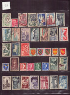 FRANCE 1953 / 6 LOT DE 52 TIMBRES ** / * / OBLITERES LOT 309 - Otros & Sin Clasificación