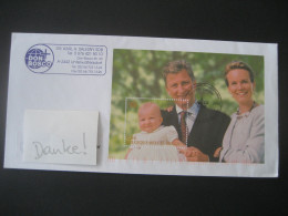 Belgien 2002- Schöner Beleg Geburt Von Prinzessin Elisabeth, Mi. 3150 Block 85 - Covers & Documents