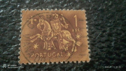 PORTEKİZ- 1950-60-                      1ESC         USED   FRAGMAN - Used Stamps