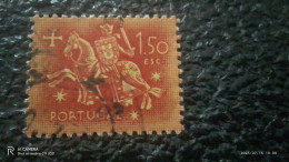 PORTEKİZ- 1950-60-                      1.50ESC         USED   FRAGMAN - Used Stamps