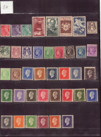 FRANCE 1944 LOT DE 39 TIMBRES ** / * / OBLITERES LOT 317 - Other & Unclassified