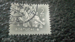 PORTEKİZ- 1950-60-                      2ESC         USED   FRAGMAN - Used Stamps