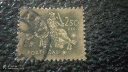 PORTEKİZ- 1950-60-                      2.50ESC         USED   FRAGMAN - Used Stamps