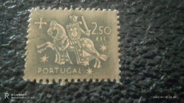 PORTEKİZ- 1950-60-                      2.50ESC         USED   FRAGMAN - Used Stamps