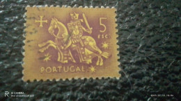 PORTEKİZ- 1950-60-                      5ESC         USED   FRAGMAN - Used Stamps