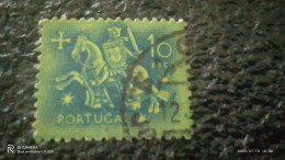 PORTEKİZ- 1950-60-                      10ESC         USED   FRAGMAN - Used Stamps