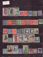 FRANCE 1941 LOT DE 40 TIMBRES ** / * / OBLITERES LOT 320 - Altri & Non Classificati